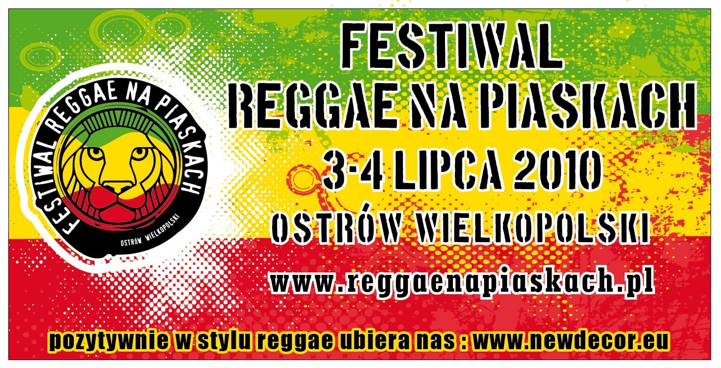Reggae na Piaskach 2010 baner
